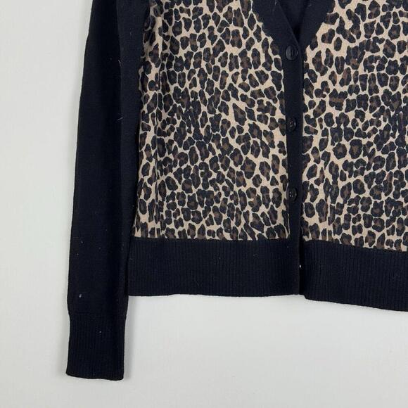 Vintage LL Bean Wool freeport Maine Made in USA Cardigan Sweater Med Cream - Picture 4 of 10